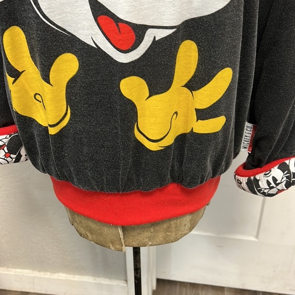 VTG 90βS DISNEY MINI MOUSE REVERSIBLE PUFFER SWEATER - Picture 5 of 17